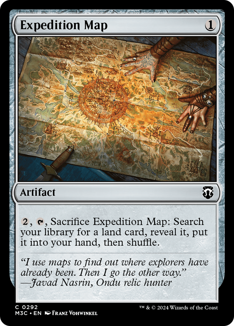 Expedition Map [Modern Horizons 3 Commander] | Silver Goblin