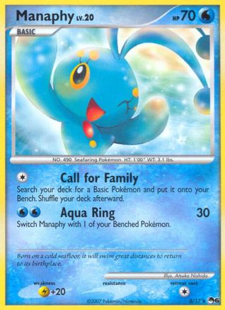 Manaphy (3/17) [POP Series 6] | Silver Goblin