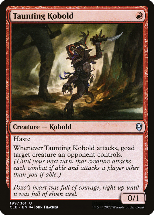 Taunting Kobold (199) - Commander Legends: Battle for Baldur's Gate