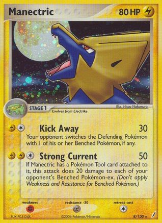 Manectric (8/100) [EX: Crystal Guardians] | Silver Goblin