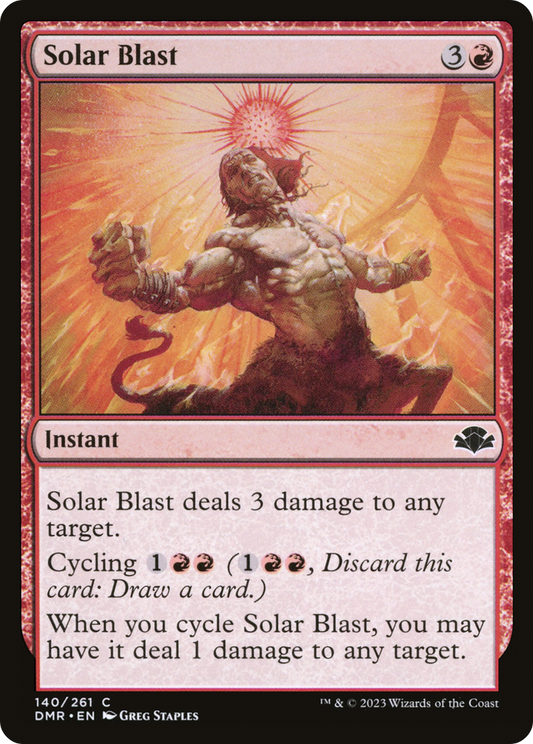 Solar Blast [Dominaria Remastered] Foil