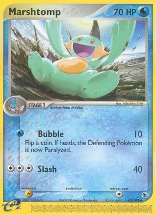 Marshtomp - 40/109 (40) Reverse Holofoil - Ruby and Sapphire