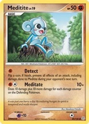 Meditite (89/130) [Diamond & Pearl: Base Set] | Silver Goblin