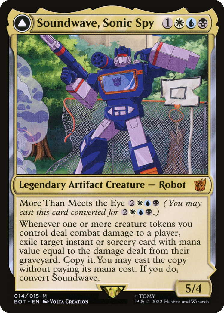 Soundwave, Sonic Spy (014) Foil - Transformers