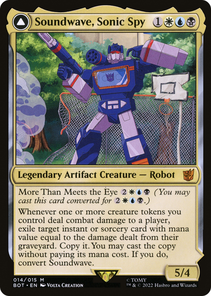 Soundwave, Sonic Spy (014) Foil - Transformers