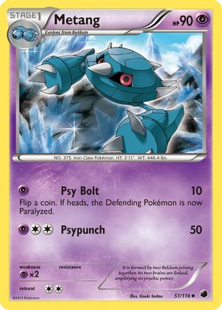 Metang (51/116) [Black & White: Plasma Freeze] | Silver Goblin