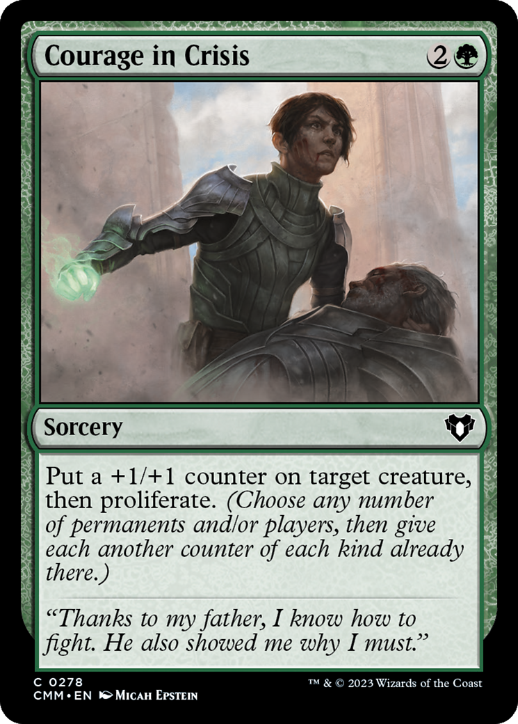 Courage in Crisis [Commander Masters] | Silver Goblin