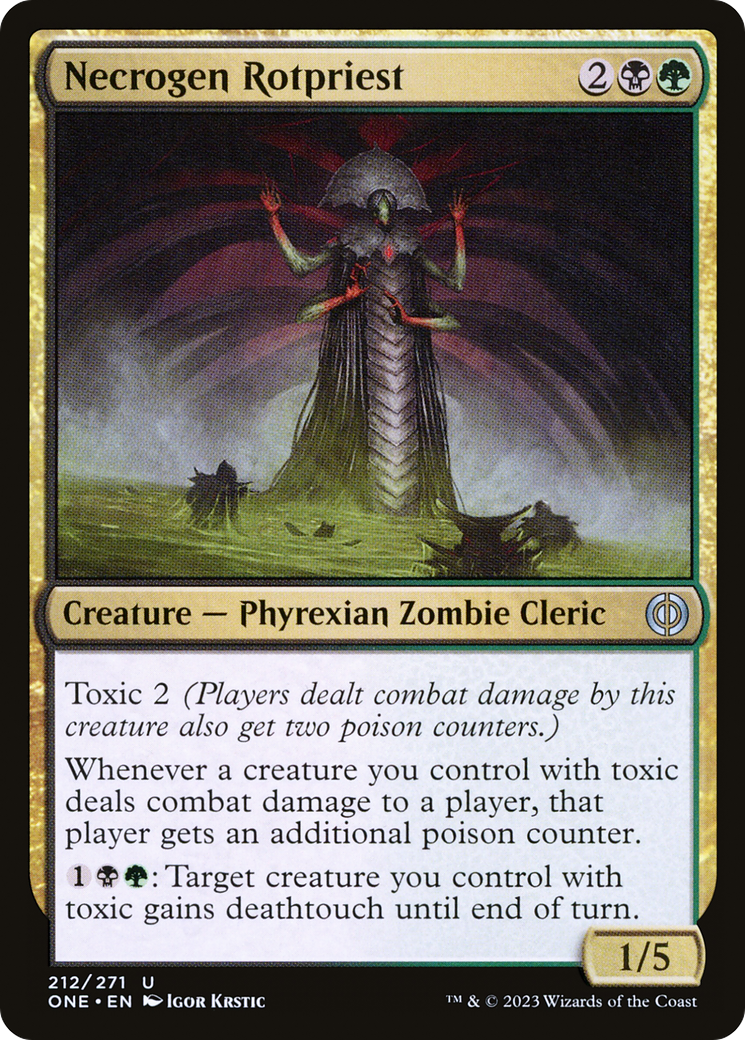 Necrogen Rotpriest (212) - Phyrexia: All Will Be One