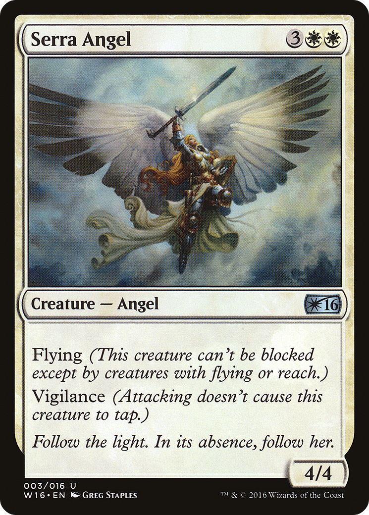 Serra Angel [Welcome Deck 2016] | Silver Goblin