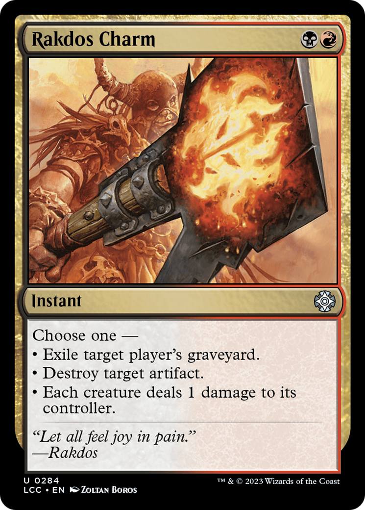 Rakdos Charm (284) - The Lost Caverns of Ixalan Commander