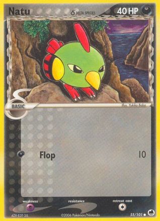 Natu (55/101) (Delta Species) [EX: Dragon Frontiers] | Silver Goblin