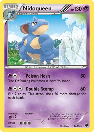 Nidoqueen (42) Reverse Holofoil - Plasma Freeze