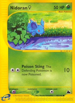 Nidoran F (82) (82) Reverse Holofoil - Skyridge