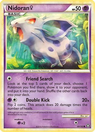 Nidoran F (69) Reverse Holofoil - Triumphant