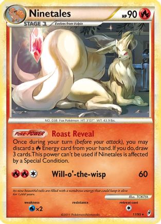Ninetales (17) Reverse Holofoil - Call of Legends