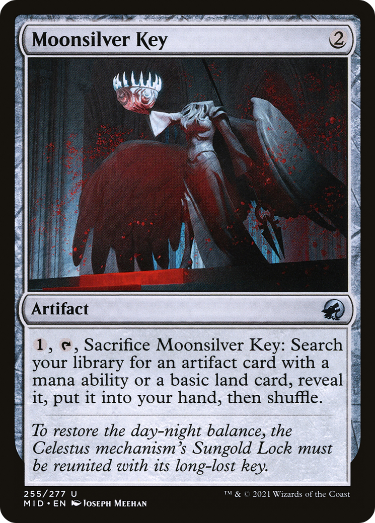 Moonsilver Key [Innistrad: Midnight Hunt] | Silver Goblin