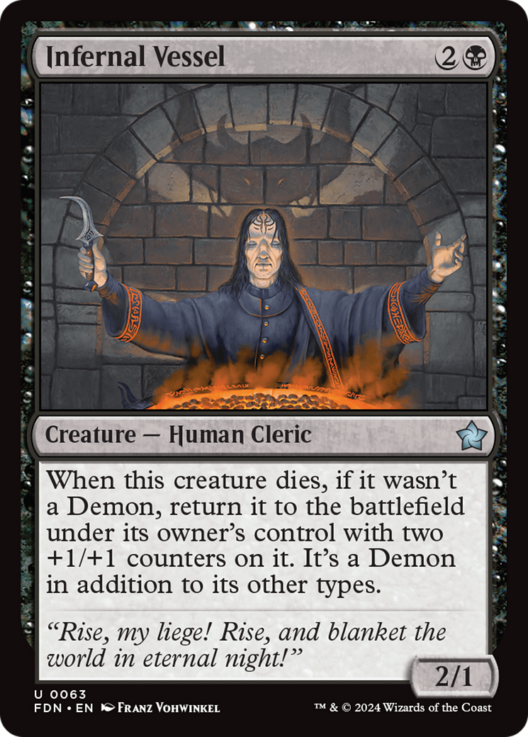 Infernal Vessel [Foundations] Foil