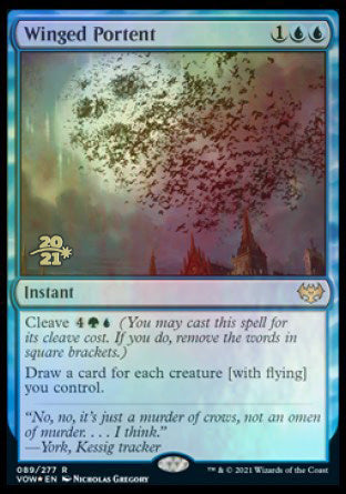 Winged Portent [Innistrad: Crimson Vow Prerelease Promos] | Silver Goblin