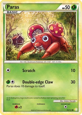 Paras (76) - HeartGold SoulSilver