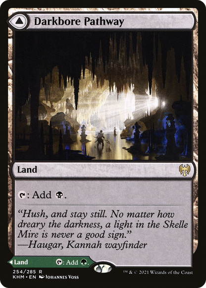 Darkbore Pathway // Slitherbore Pathway (254) - Kaldheim