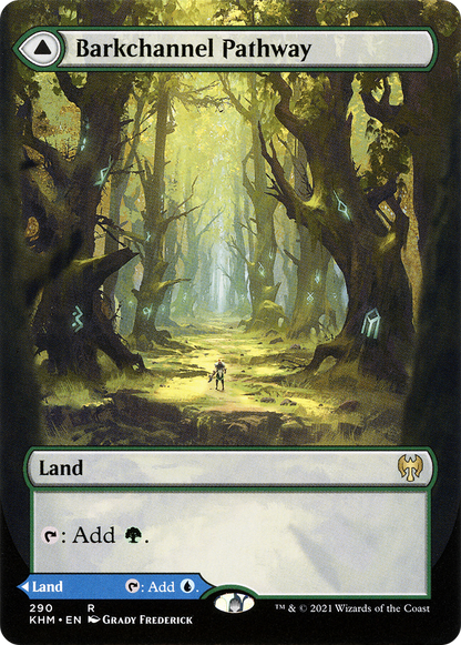 Barkchannel Pathway // Tidechannel Pathway (Showcase) (290) Foil - Kaldheim