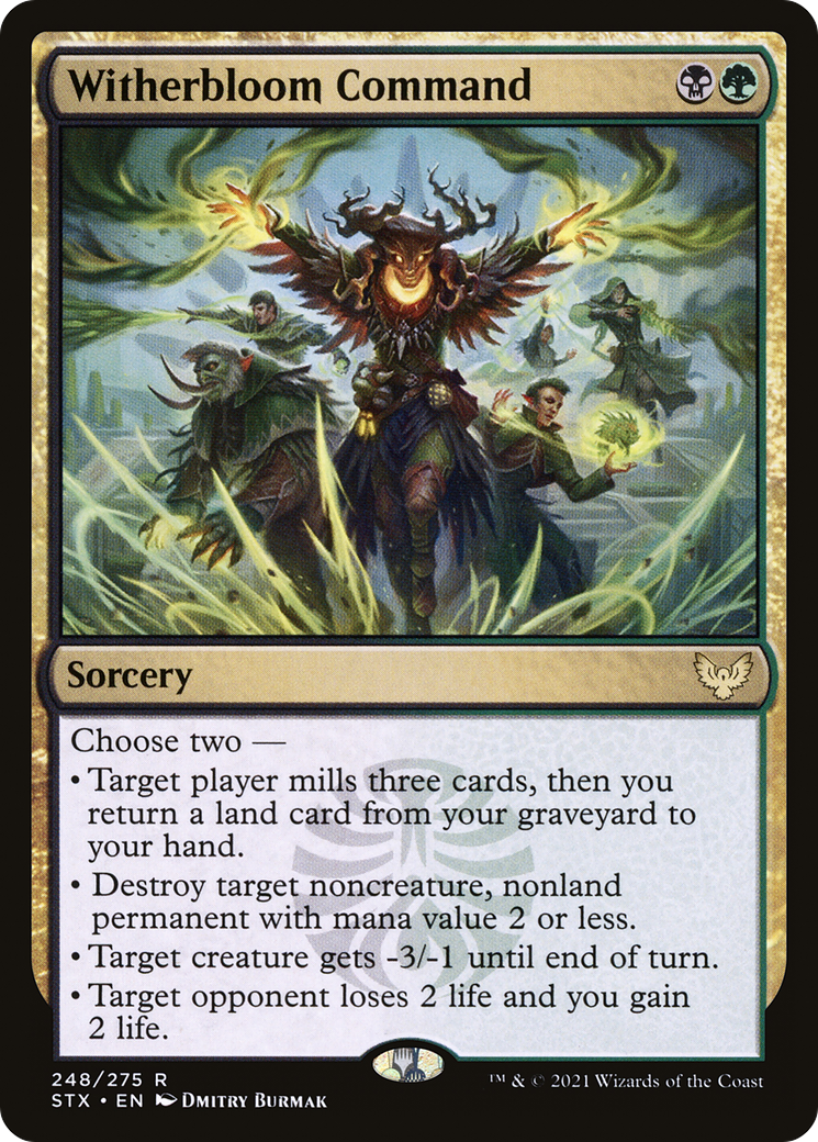Witherbloom Command (248) Foil - Strixhaven: School of Mages