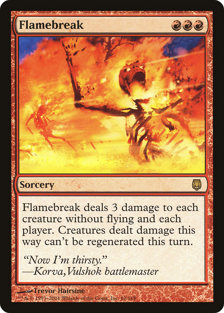 Flamebreak (061) Foil - Darksteel