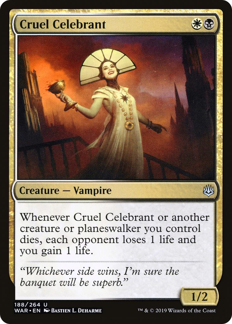Cruel Celebrant (188) Foil - War of the Spark