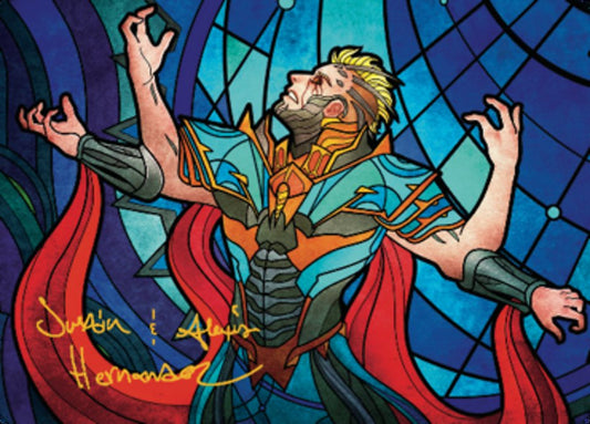 Ertai Resurrected Art Card 2 (Gold-Stamped Signature) [Dominaria United Art Series]