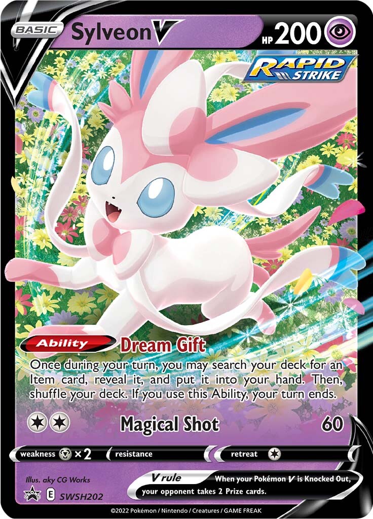 Sylveon V (SWSH202) [Sword & Shield: Black Star Promos] | Silver Goblin