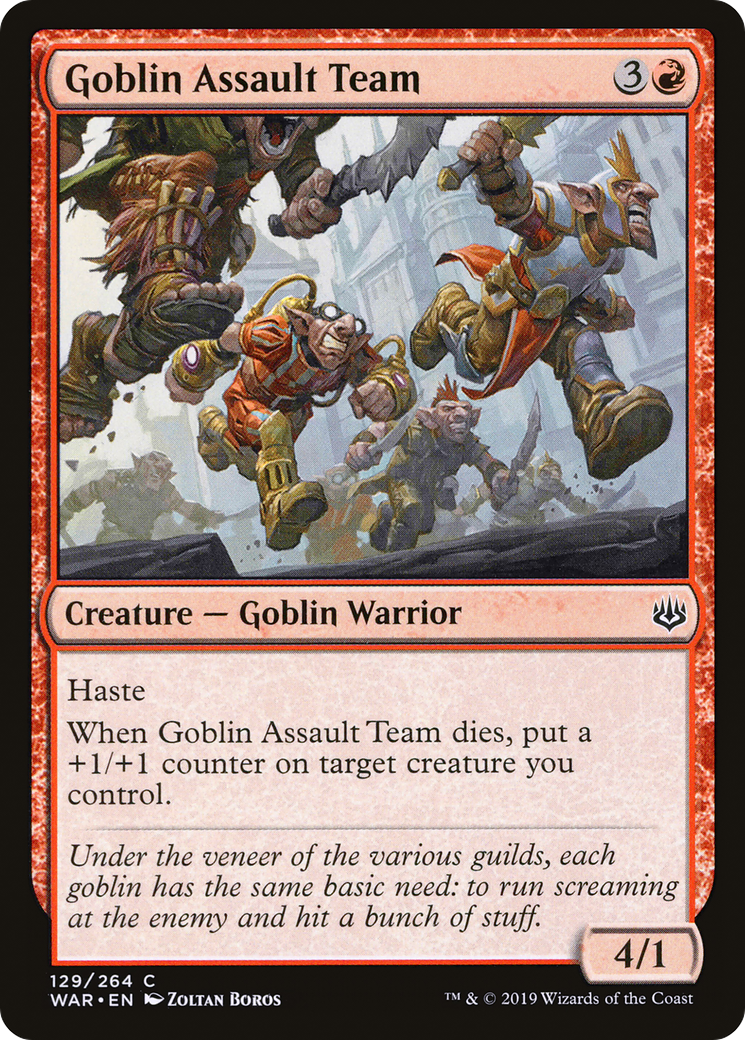 Goblin Assault Team (129) - War of the Spark