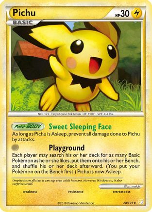 Pichu (28) - HeartGold SoulSilver