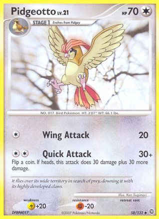 Pidgeotto (58) - Secret Wonders