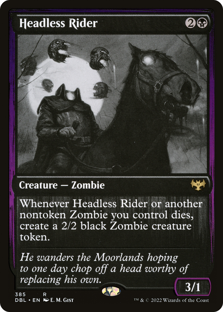 Headless Rider (385) - Innistrad: Double Feature