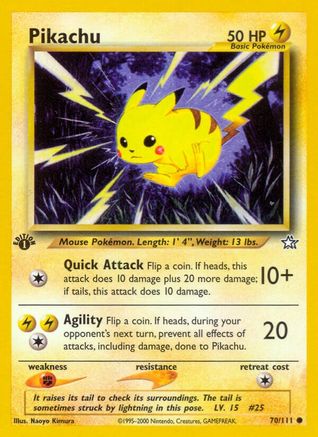 Pikachu (70/111) [Neo Genesis Unlimited] | Silver Goblin