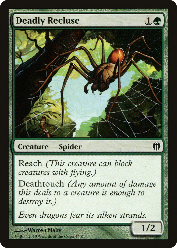 Deadly Recluse (045) - Duel Decks: Heroes vs. Monsters