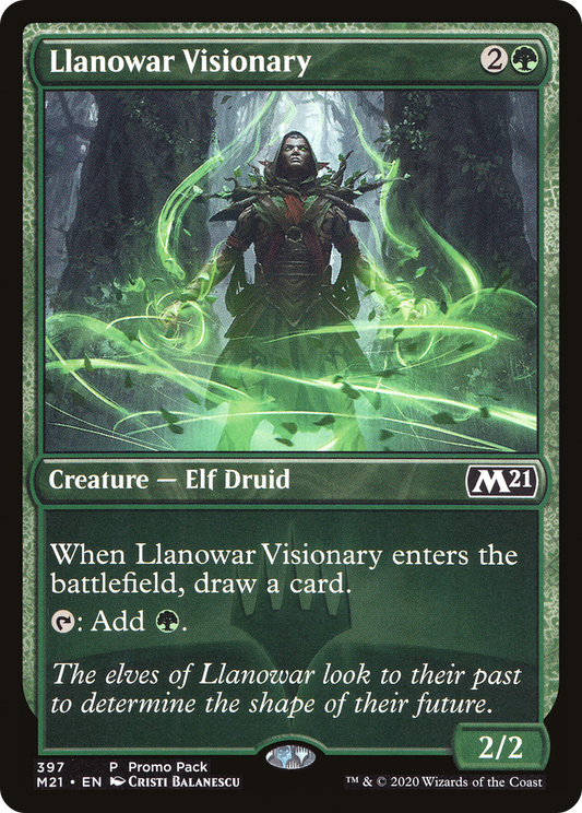 Llanowar Visionary (397) - Core Set 2021