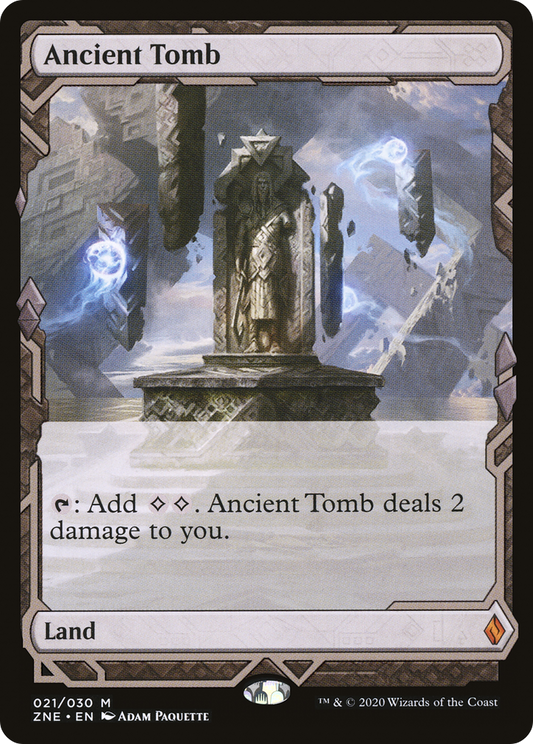 Ancient Tomb (Expeditions) [Zendikar Rising Expeditions] Foil