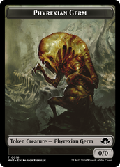 Phyrexian Germ // Zombie Double-Sided Token [Modern Horizons 3 Tokens] | Silver Goblin