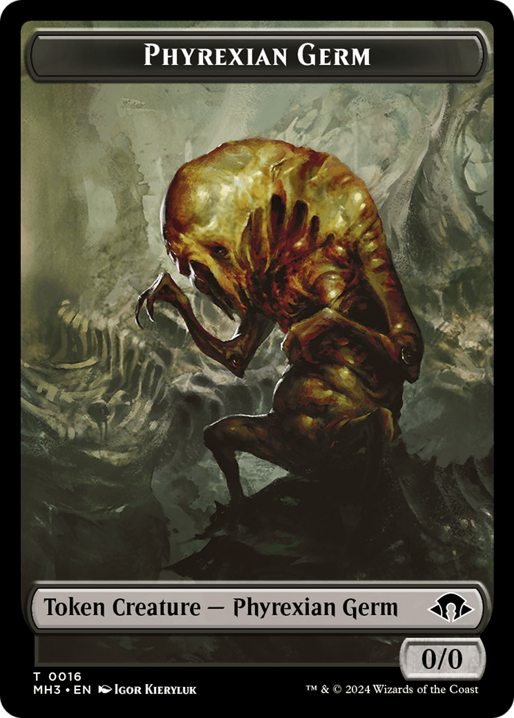 Phyrexian Germ Token [Modern Horizons 3 Tokens] | Silver Goblin