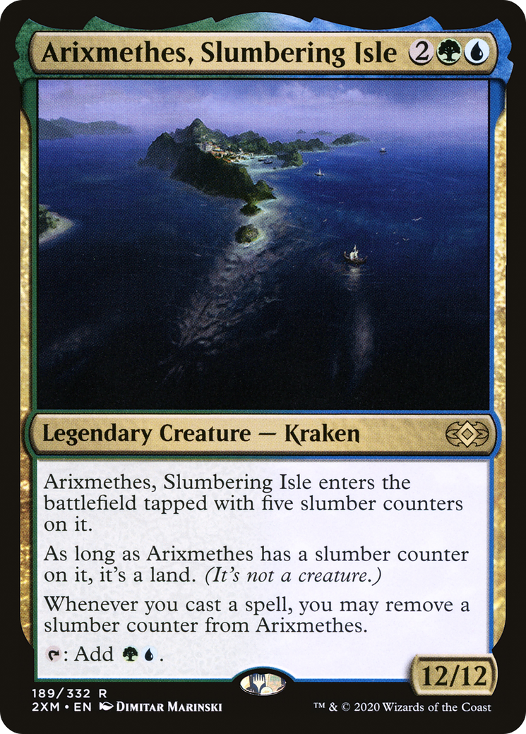 Arixmethes, Slumbering Isle (189) Foil - Double Masters
