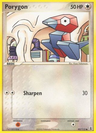 Porygon (80/113) [EX: Delta Species] | Silver Goblin