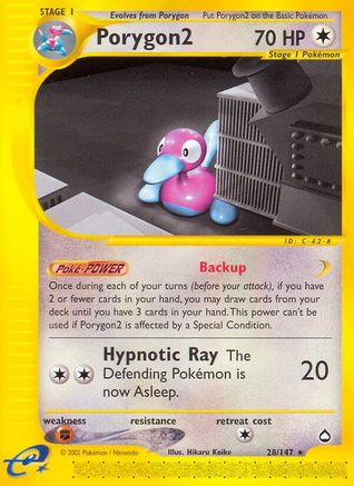 Porygon2 (28/147) [Aquapolis] Reverse Holofoil
