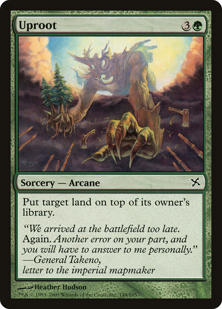 Uproot [Betrayers of Kamigawa] Foil