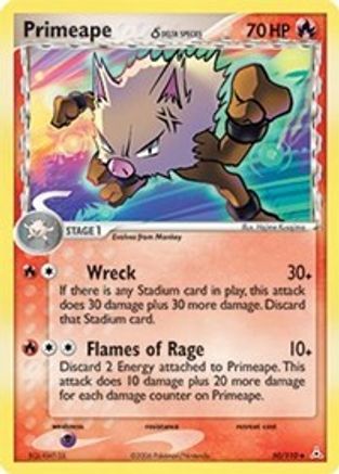 Primeape (Delta Species) (50) - Holon Phantoms