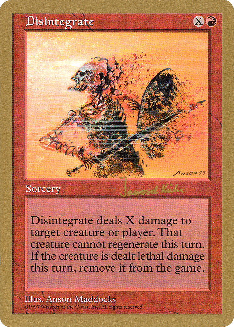 Disintegrate (Retro) (jk219) - World Championship Decks 1997