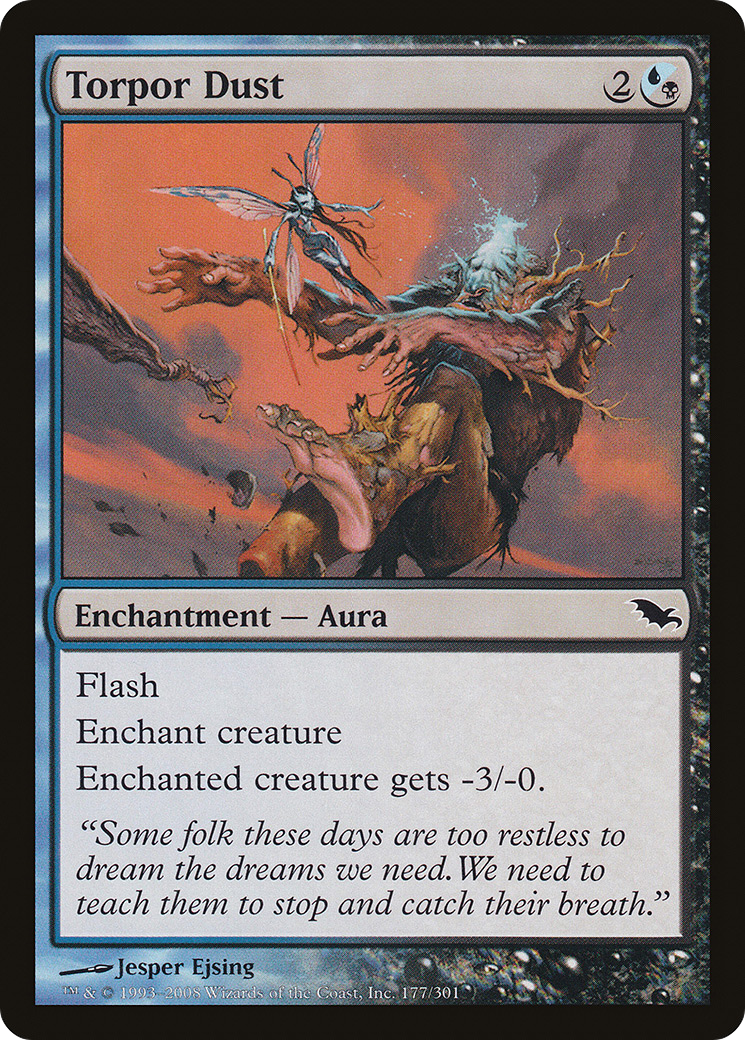 Torpor Dust (177) Foil - Shadowmoor