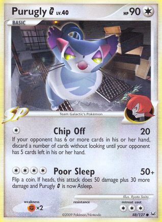 Purugly G (88/127) [Platinum: Base Set] Reverse Holofoil