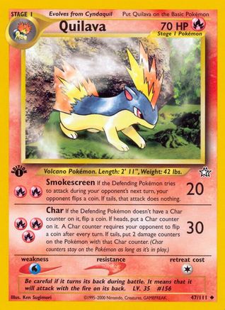 Quilava (47) (47) 1st Edition - Neo Genesis