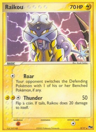 Raikou (3/17) [POP Series 2] Holofoil